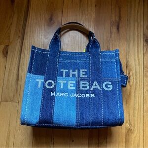 Marc Jacobs Denim Small The Tote Bag NWT
